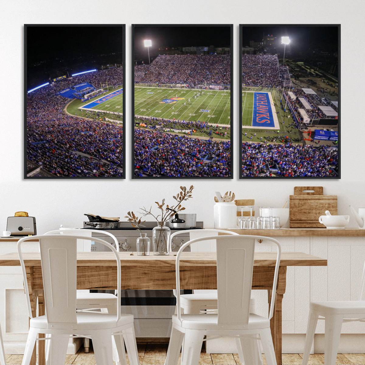 University of Kansas Jayhawks Football Team Print - Lawrence