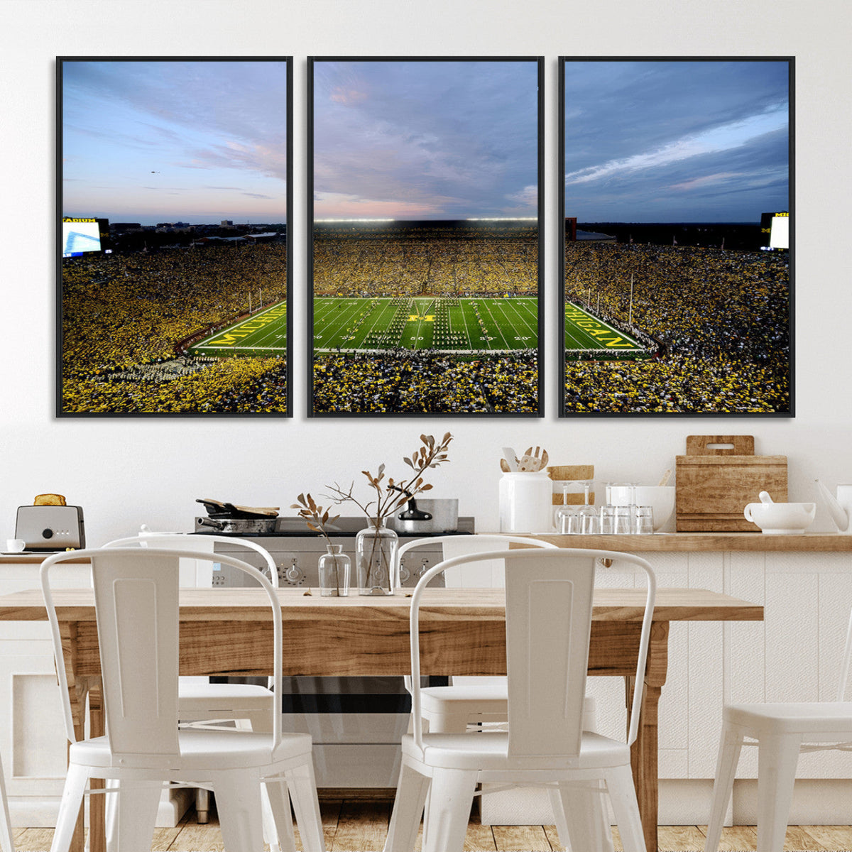 University of Michigan Wolverines Football Team Print - Ann