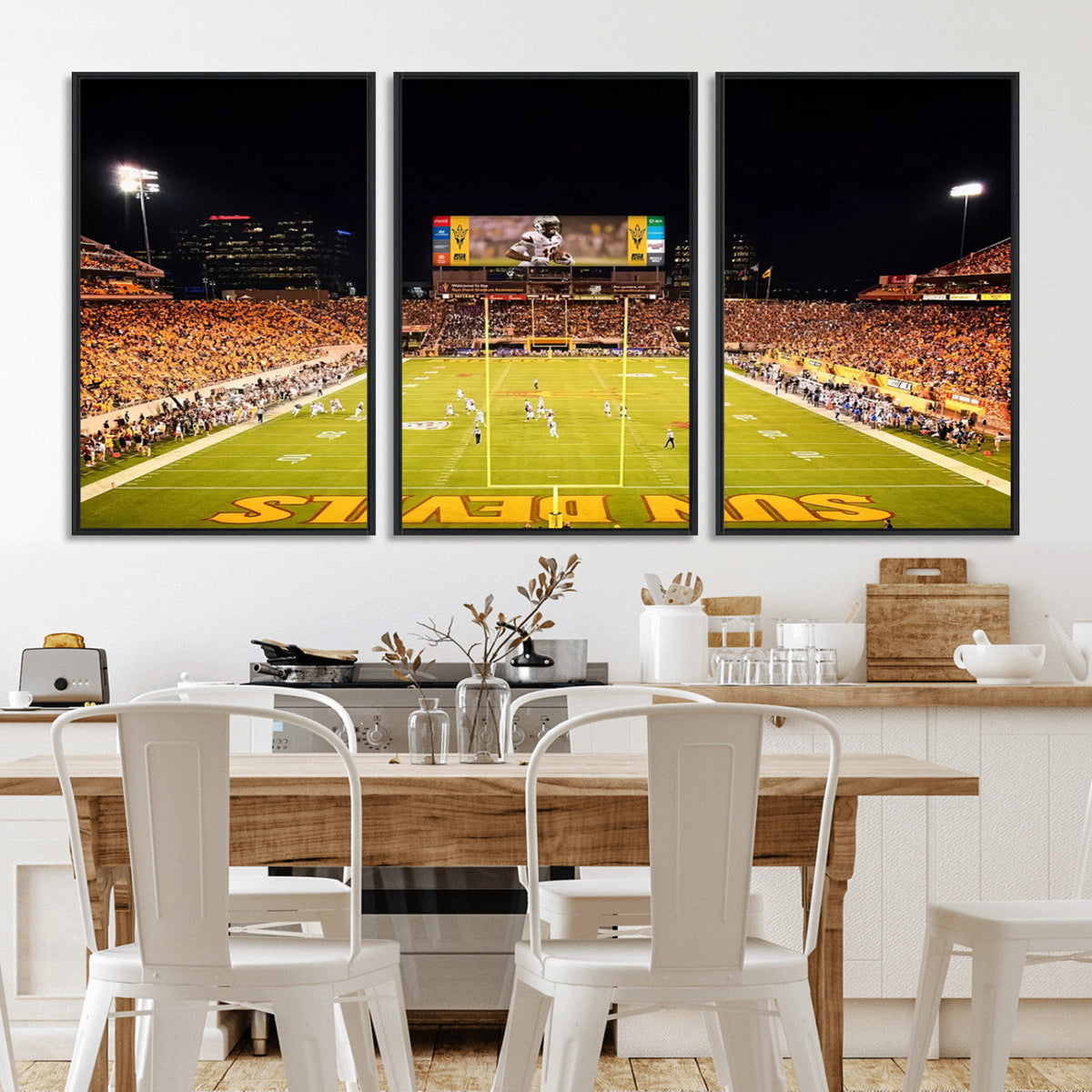 ASU Sun Devils Football Team Print - Phoenix Mountain