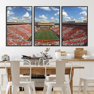 Oklahoma State Cowboys Football Team Print - Stillwater