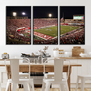 Indiana University Hoosiers Football Team Print Canvas -