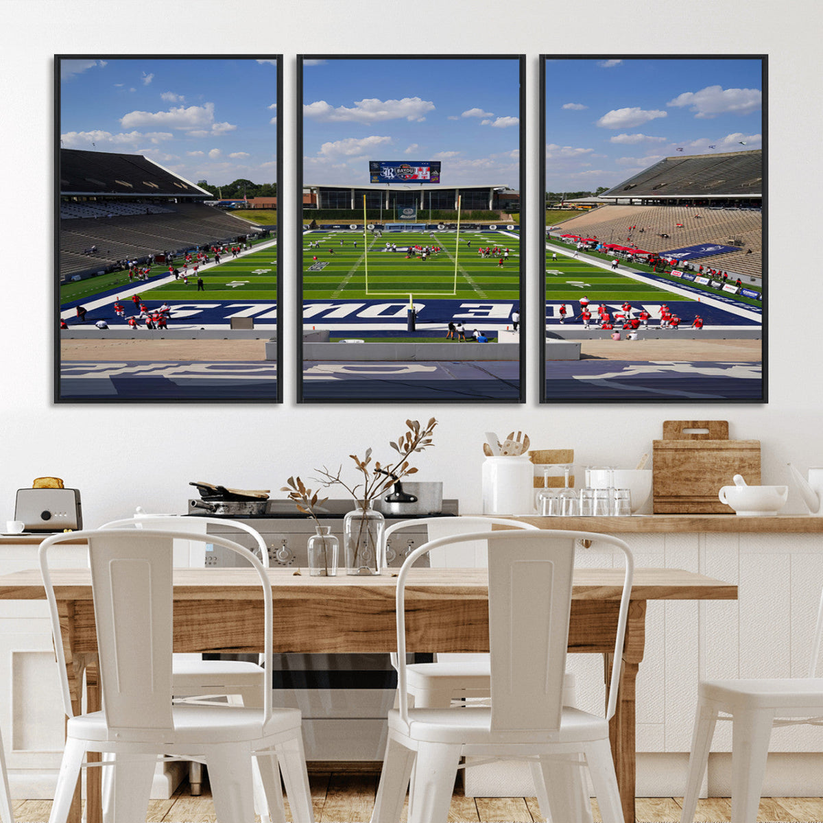 Rice University Owls Football Team Print - Houston Rice