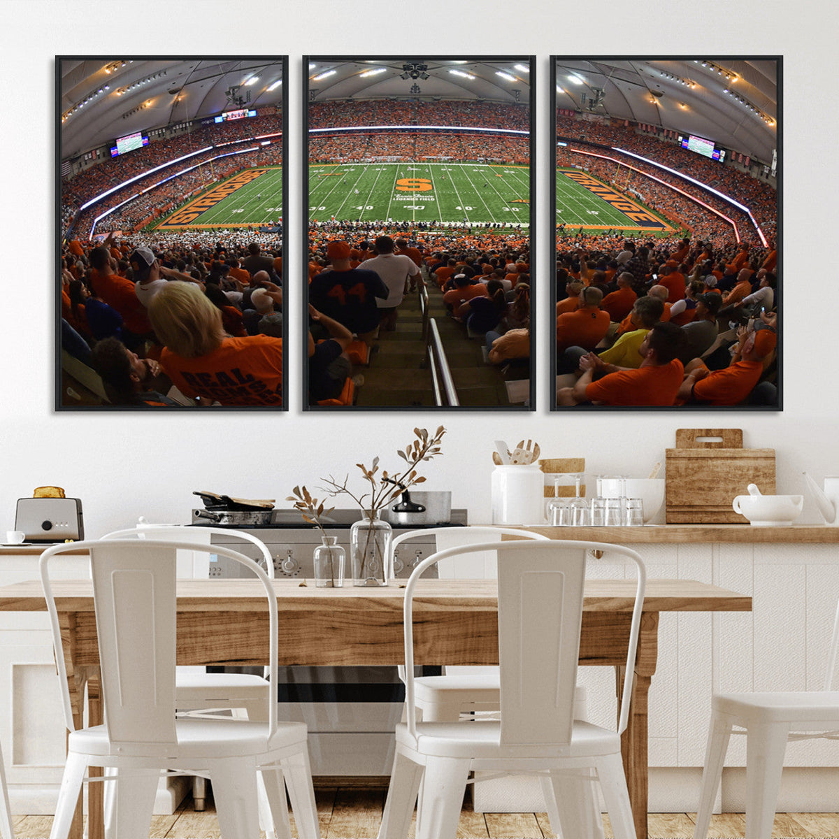 Syracuse University Orange Football Canvas Print, Football
