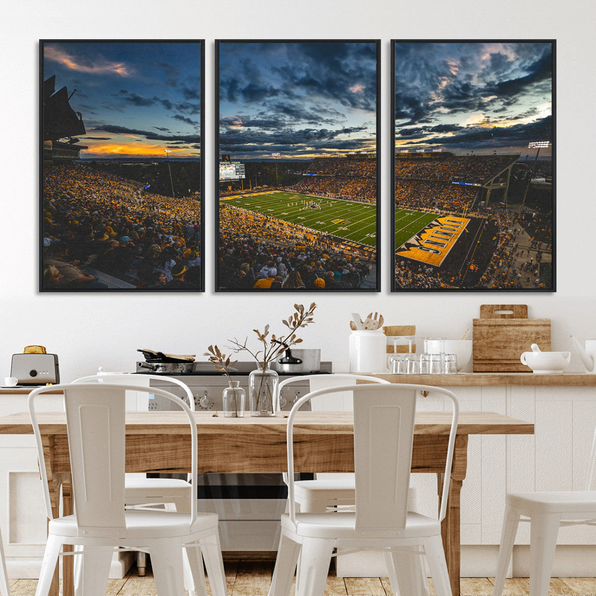 University of Wyoming Cowboys Football Team Print - Laramie