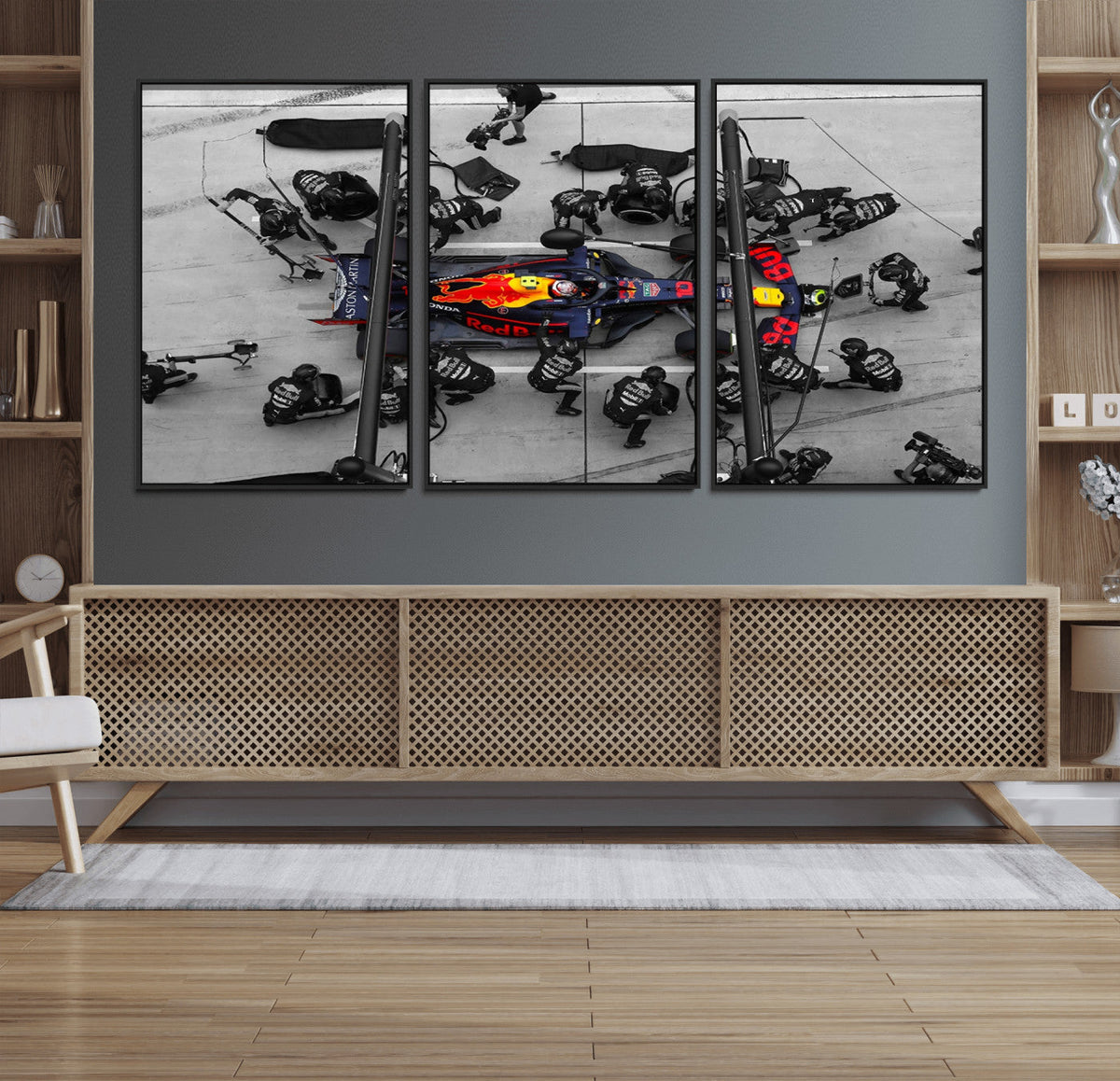 RedBull Formula 1 Canvas Wall Art Print