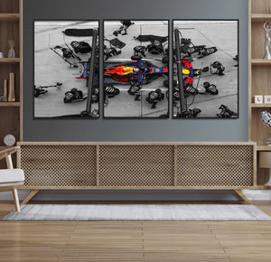 RedBull Formula 1 Canvas Wall Art Print