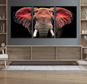 Elephant Wall Art Canvas Print
