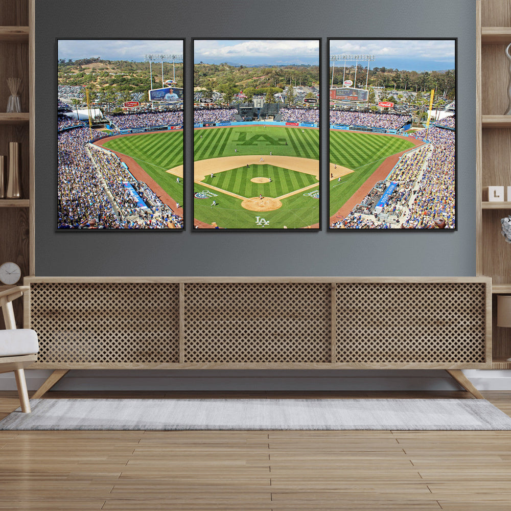 Citi Field Wall Art Print | 3-Panel New York Mets Baseball