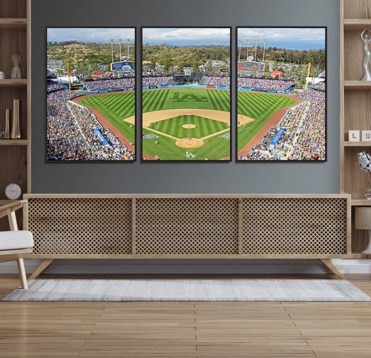 Citi Field Wall Art Print | 3-Panel New York Mets Baseball