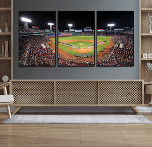 Fenway Park Wall Art Canvas Print | Large Baseball Stadium