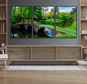 Augusta National Golf Club Wall Art - Panoramic Bridge &