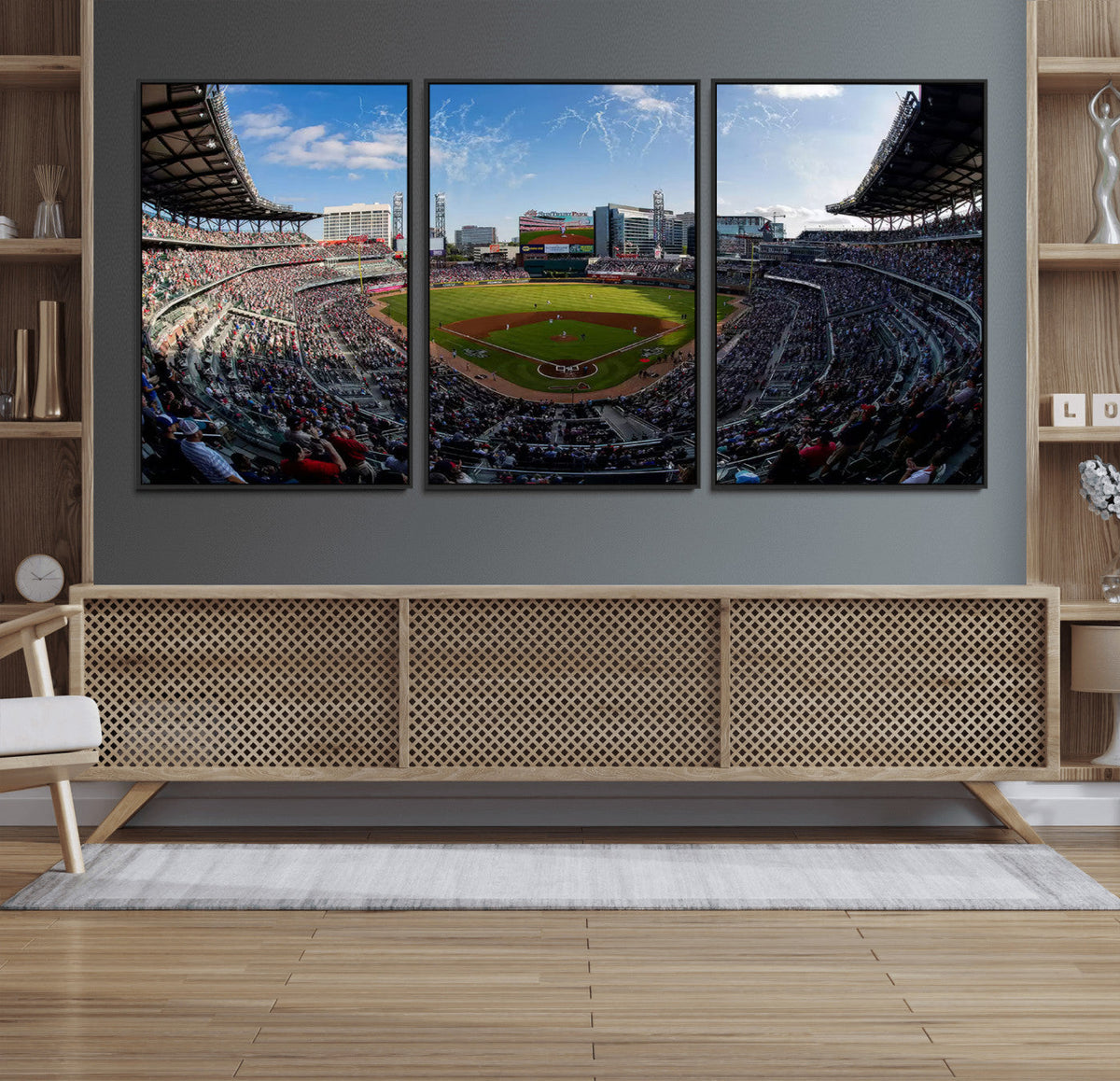 Truist Park Stadium Canvas Wall Art - Atlanta Braves Game