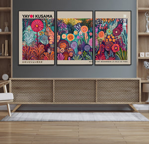 Yayoi Kusama Wall Art Canvas Print, Abstract Art, Large