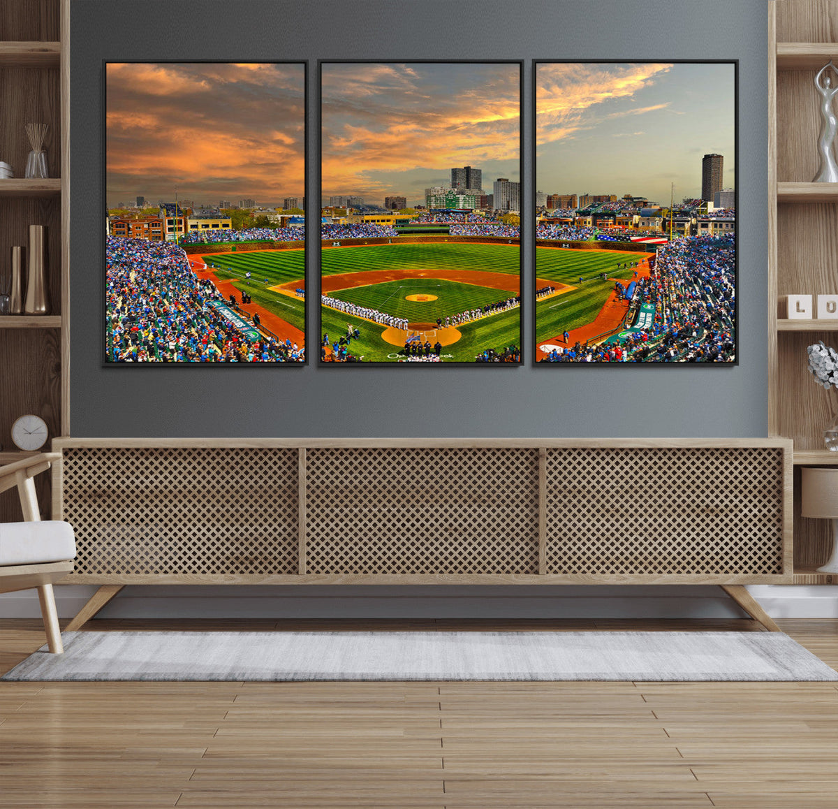 Chicago Wrigley Field Wall Art Canvas Print – Iconic