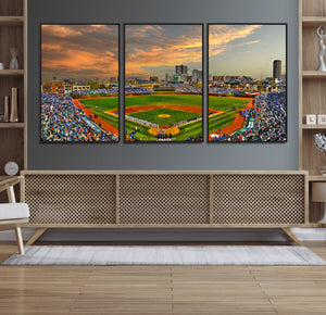 Chicago Wrigley Field Wall Art Canvas Print – Iconic