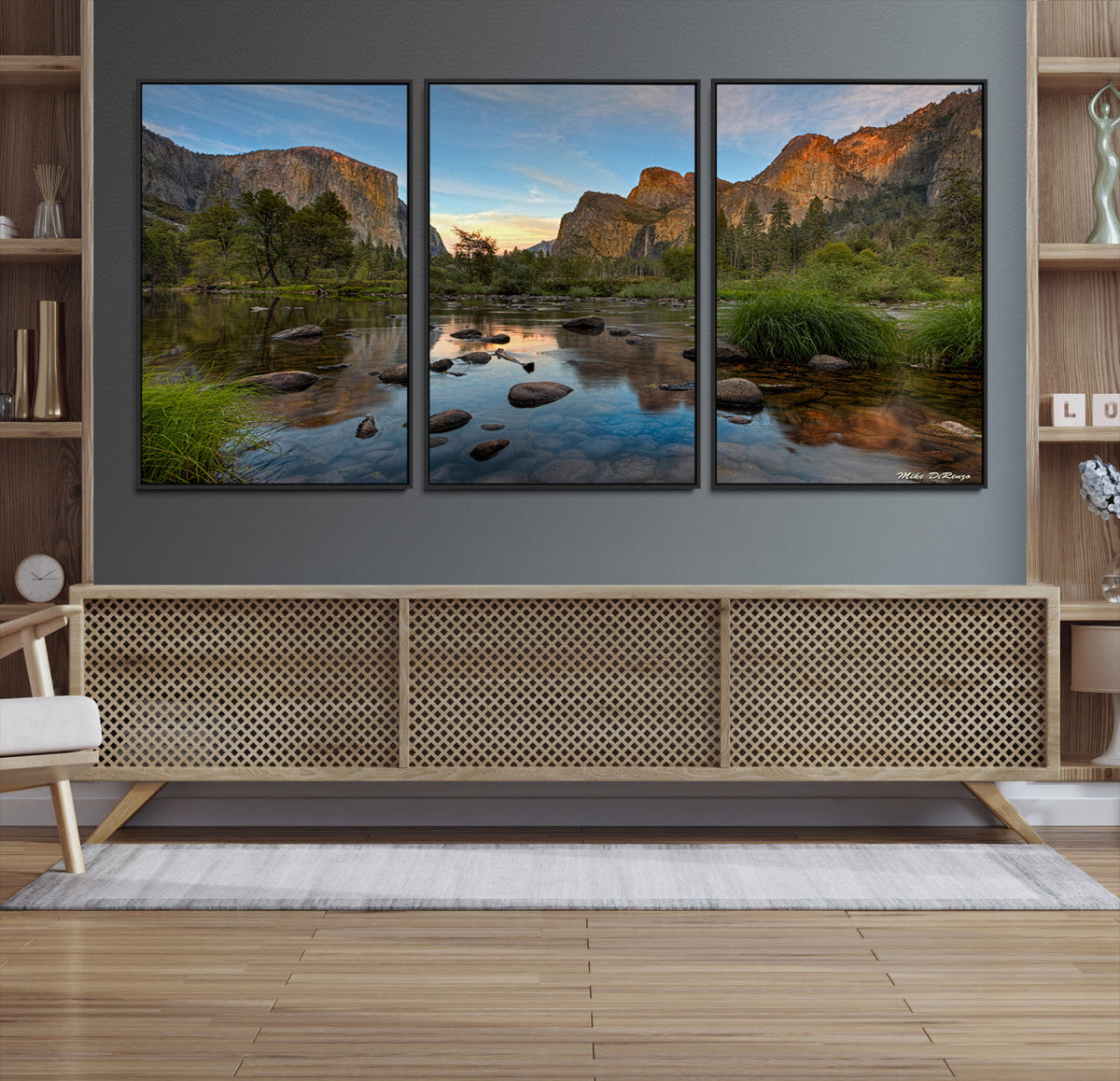 Yosemite Valley Wall Art Canvas Print – Framed El Capitan