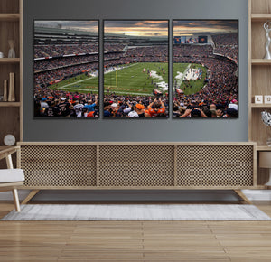 Chicago Bears Soldiers Field Wall Art Canvas Print – Framed