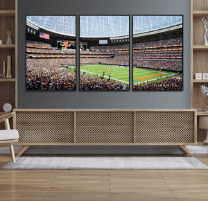 Chicago Bears Soldiers Field Wall Art Canvas Print – Framed