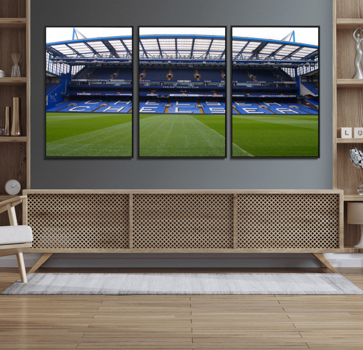 Stamford Bridge Chelsea Football Stadium Canvas Wall Art