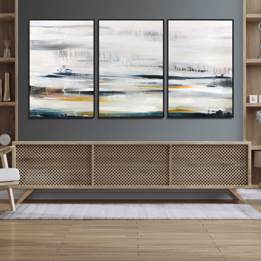 Soft Color Abstract Canvas Print