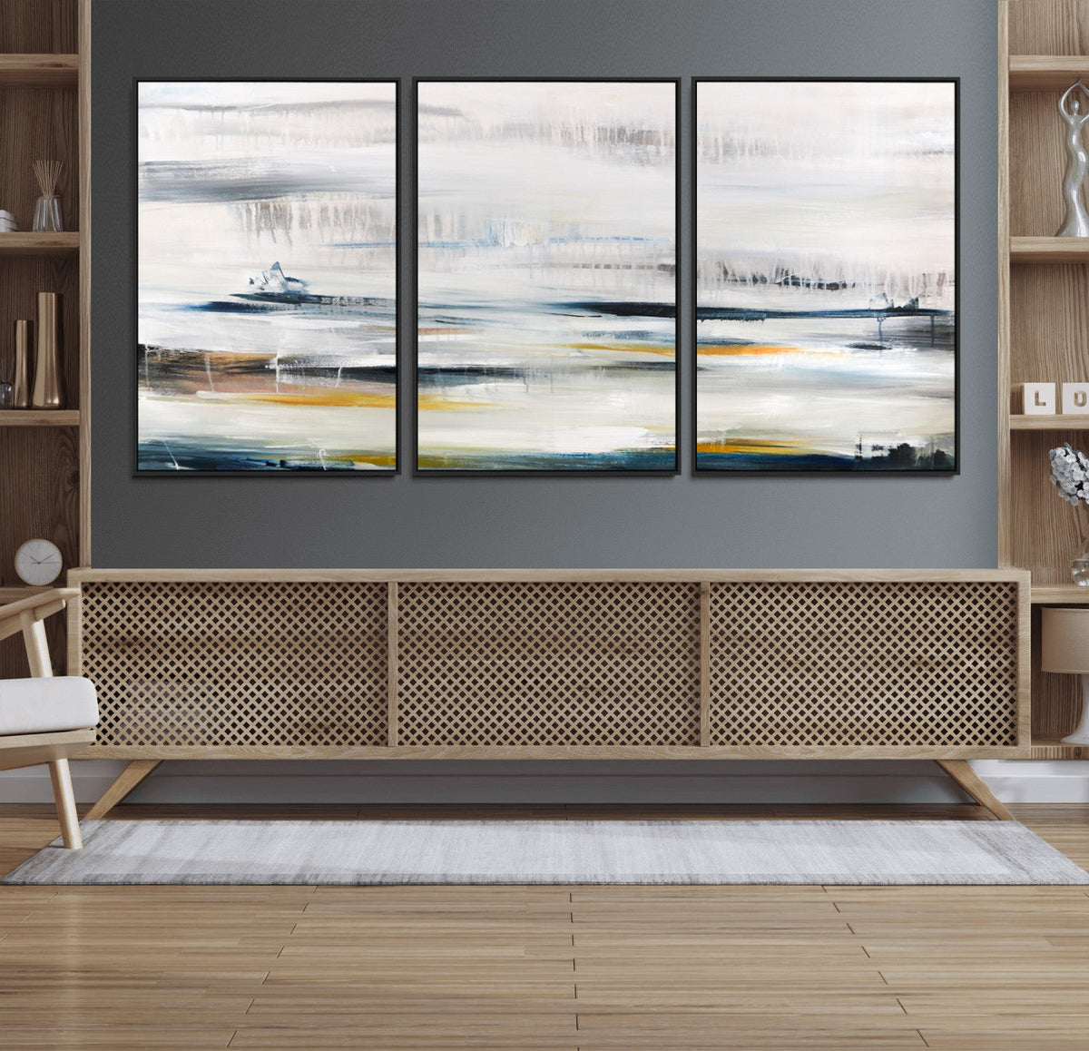 Soft Color Abstract Canvas Print