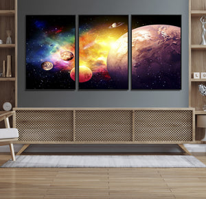 Space and Galaxy Canvas Print