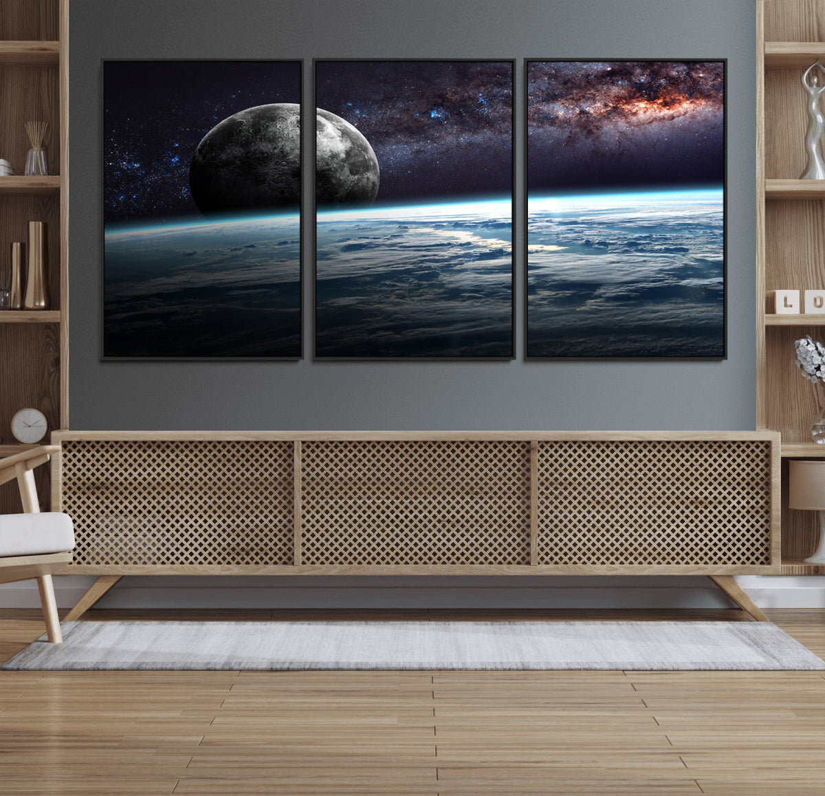 Space and Planet Canvas Print