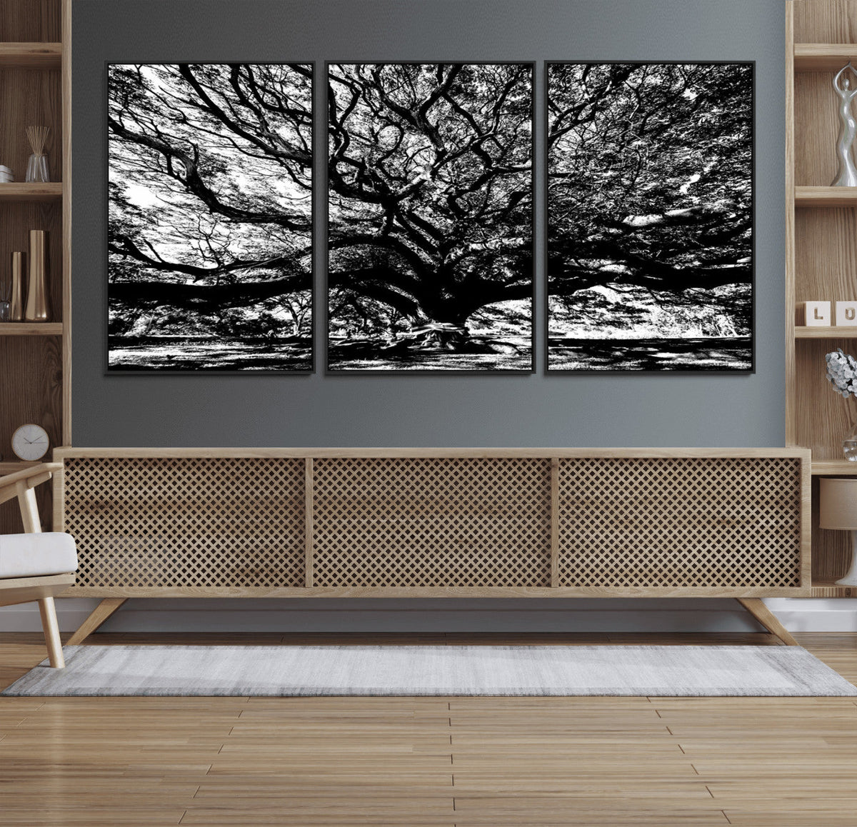 Mighty Angel Oak Wall Art | Angel Oak Tree Art Print