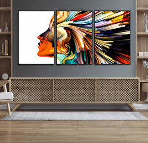 Profile Colors Canvas Print