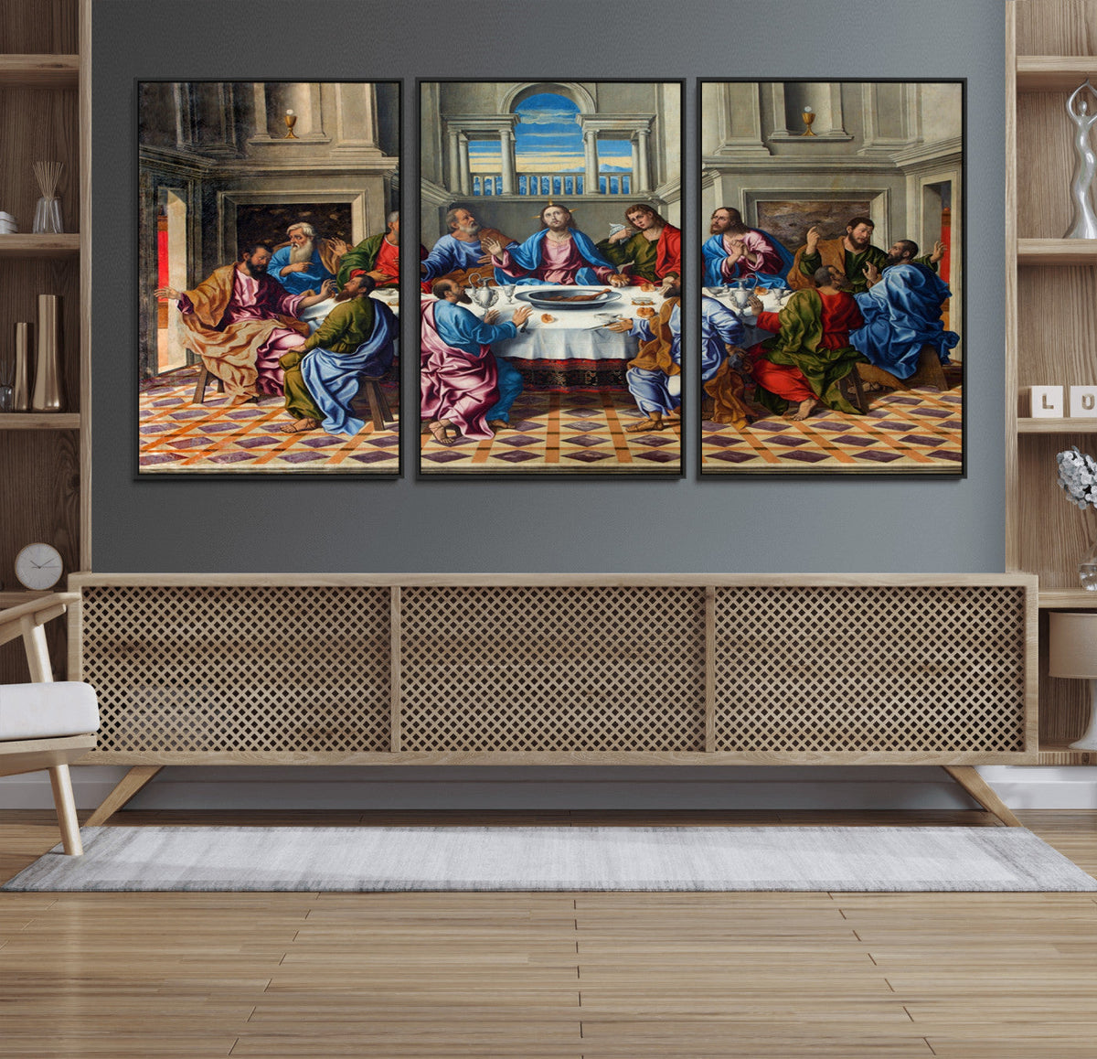 The Last Supper Multi Panel Canvas Wall Art