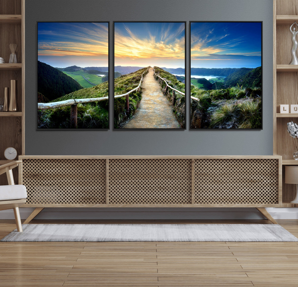 Mountain Landscape Wall Art Canvas Print