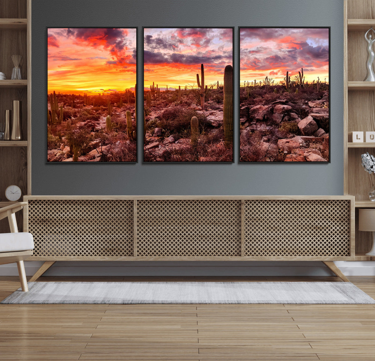 Arizona Desert Print, Western Cowboy Wall Art Print