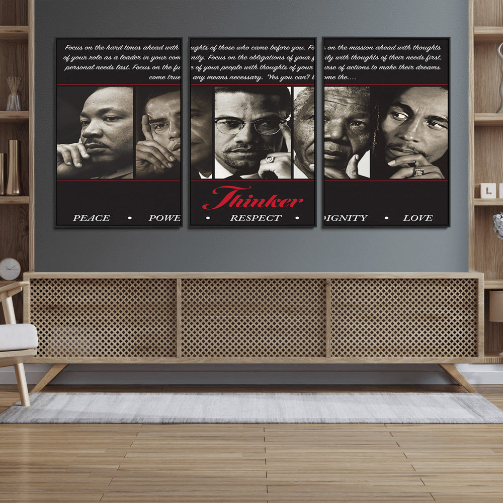 Thinkers of Wall Art Canvas Print - Inspirational Wall Art