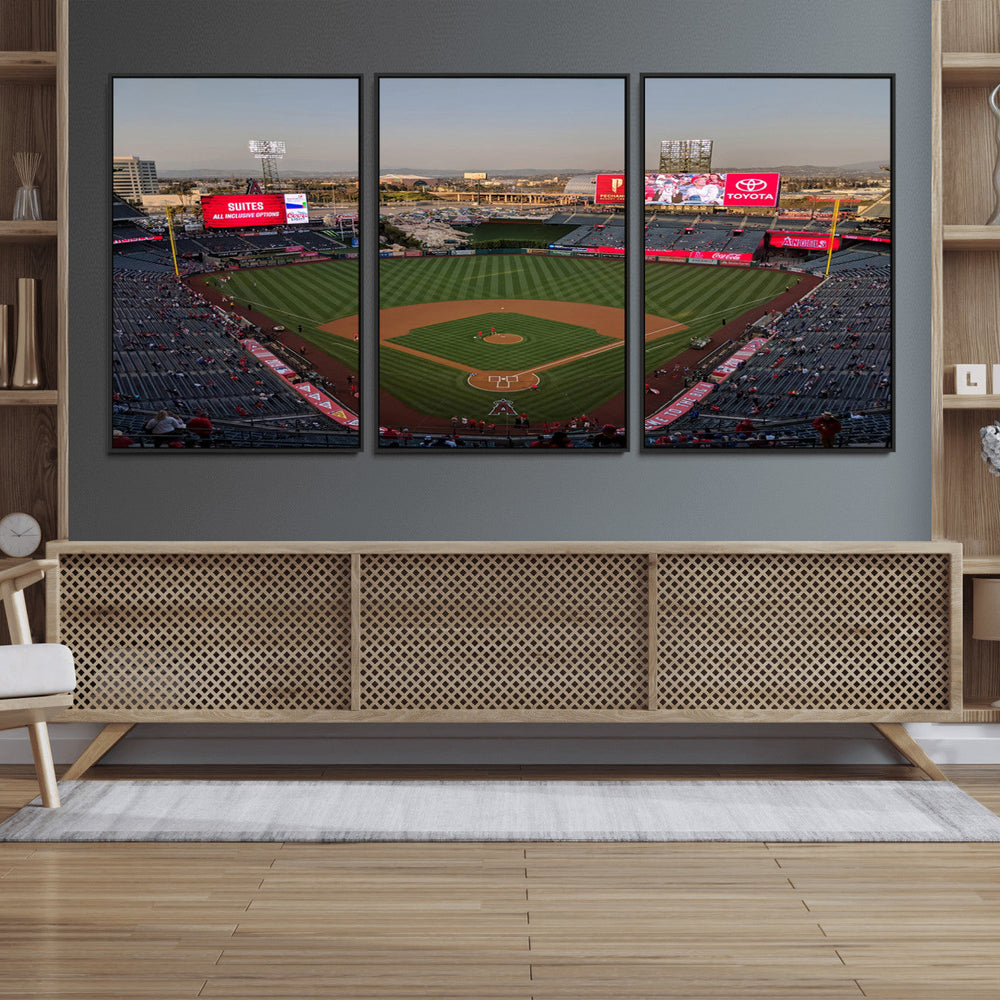 Los Angeles Angels Baseball Canvas Print - Anaheim Angel