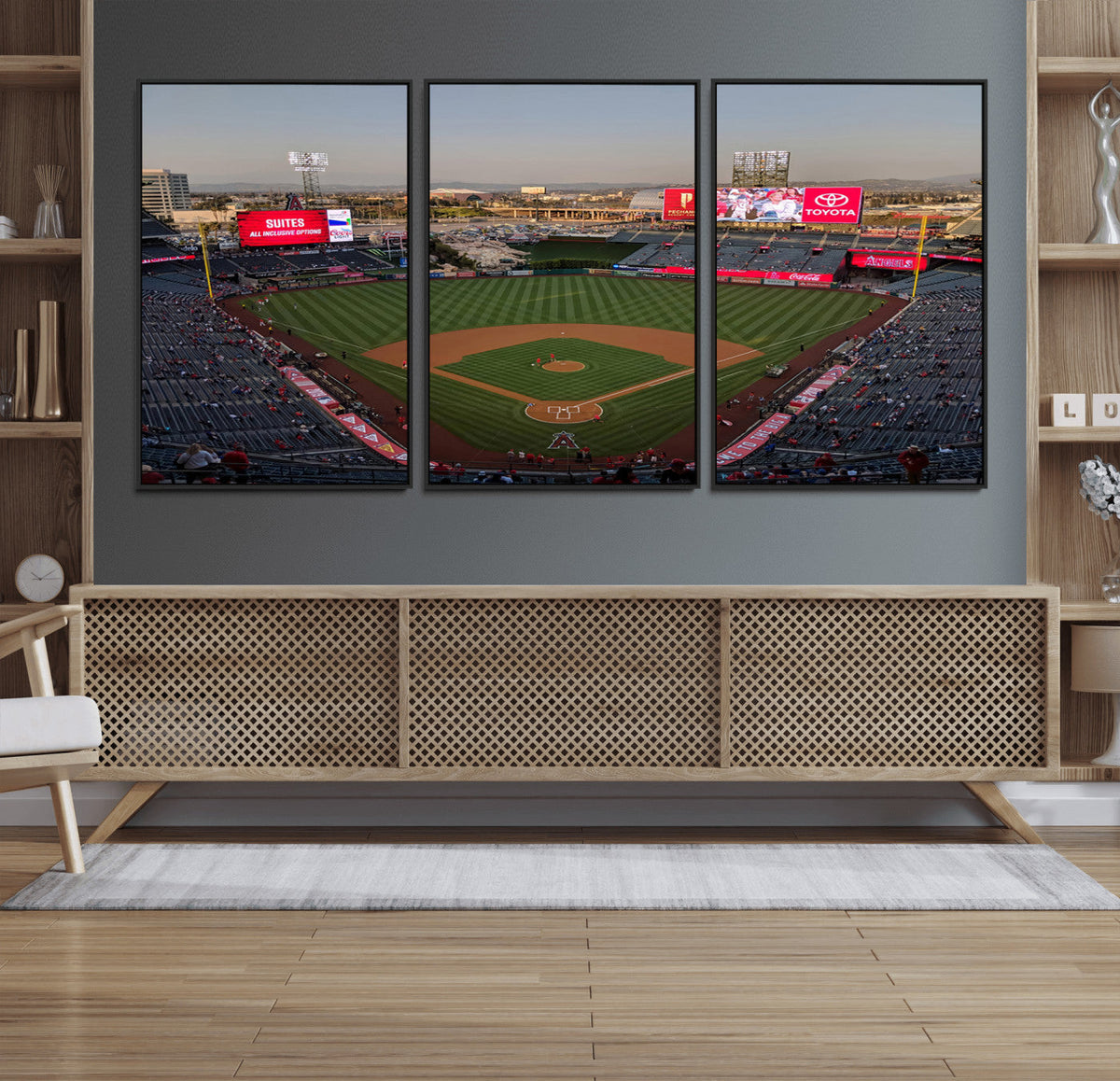 Los Angeles Angels Baseball Canvas Print - Anaheim Angel