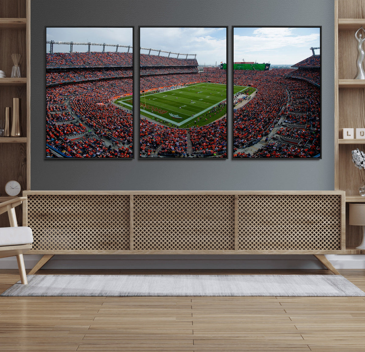 Denver Broncos Football Team Print - Empower Field Mile High