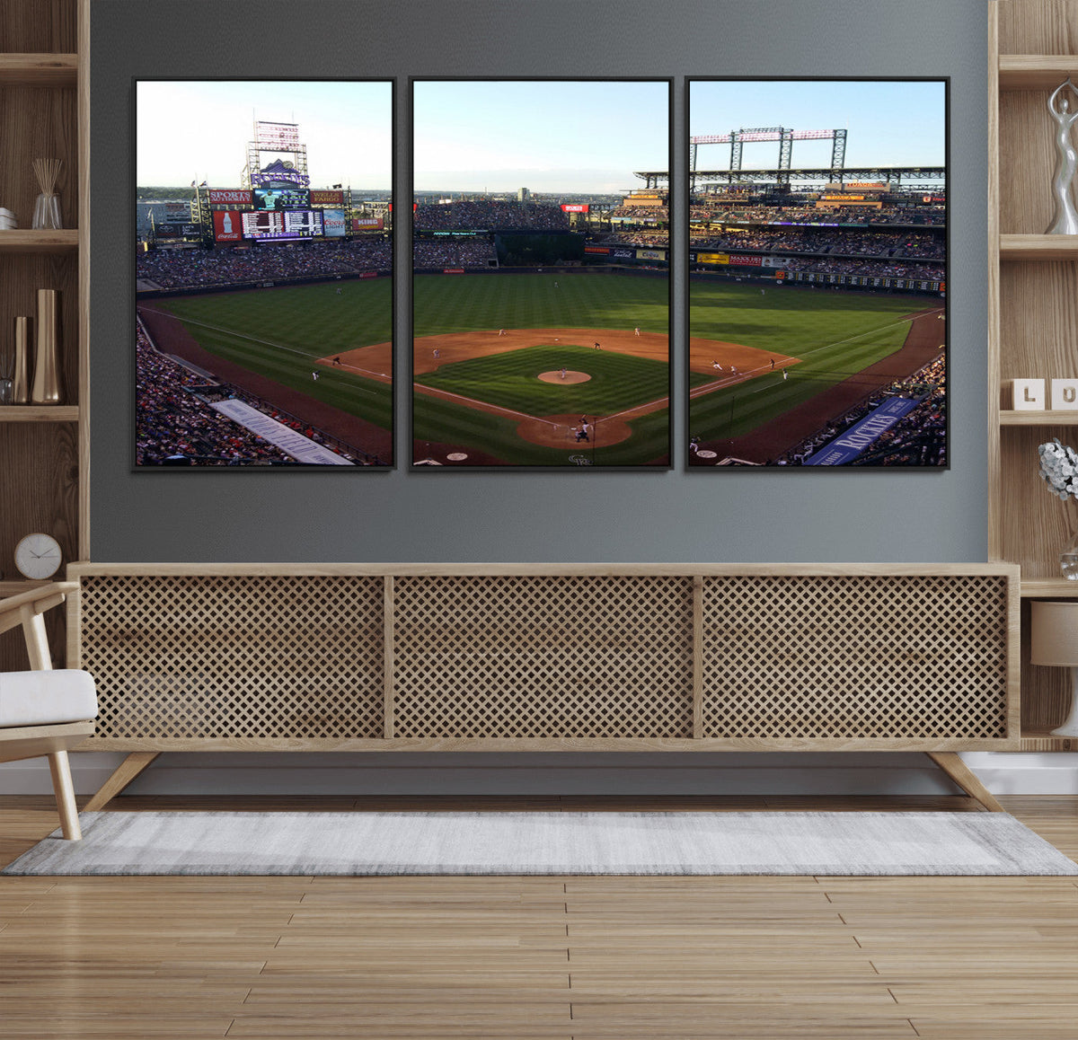 Colorado Rockies Coors Field Wall Art Canvas Print - MLB