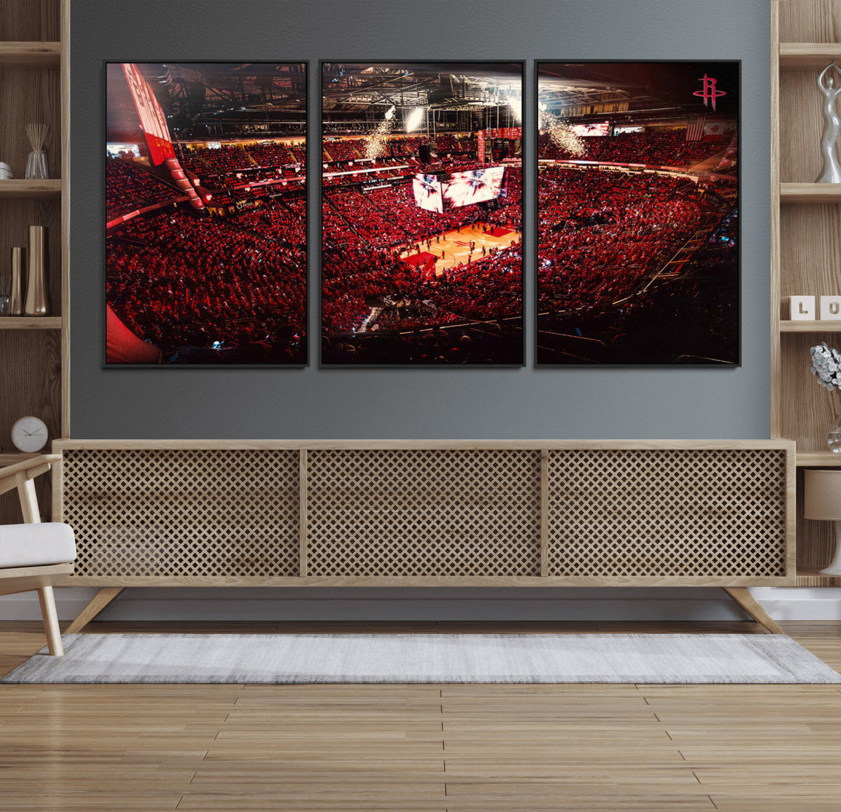 Houston Rockets Basketball Team Print Canvas- Houston Toyota