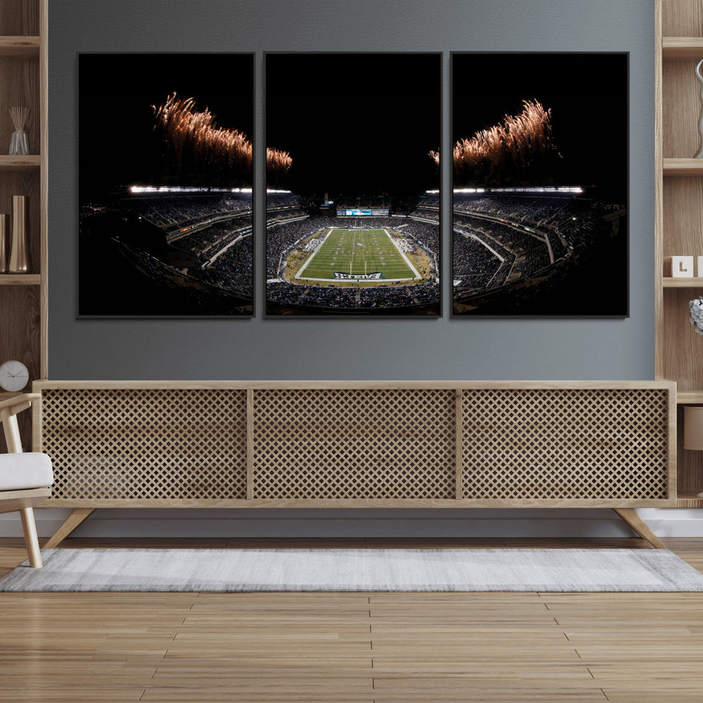 Eagles Field Stadium Wall Art | Philadelphia Eagles Football