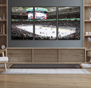 Sharks Arena Blackhawks Sharks Ice Hockey Stadium Wall Art