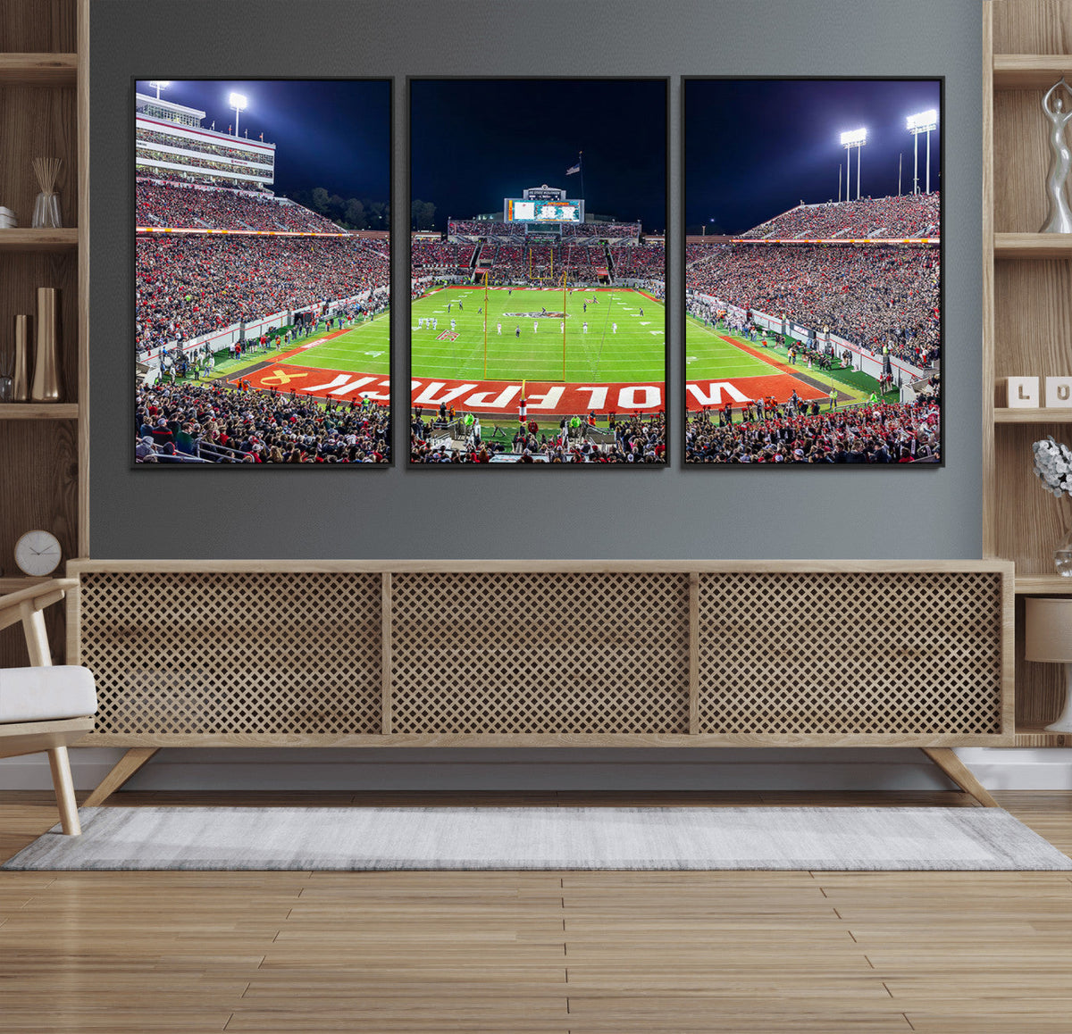 NC State Wolfpack Canvas Print - Raleigh Carter-Finley