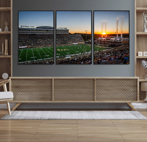 Demon Deacons Football Team Print Canvas- Winston-Salem