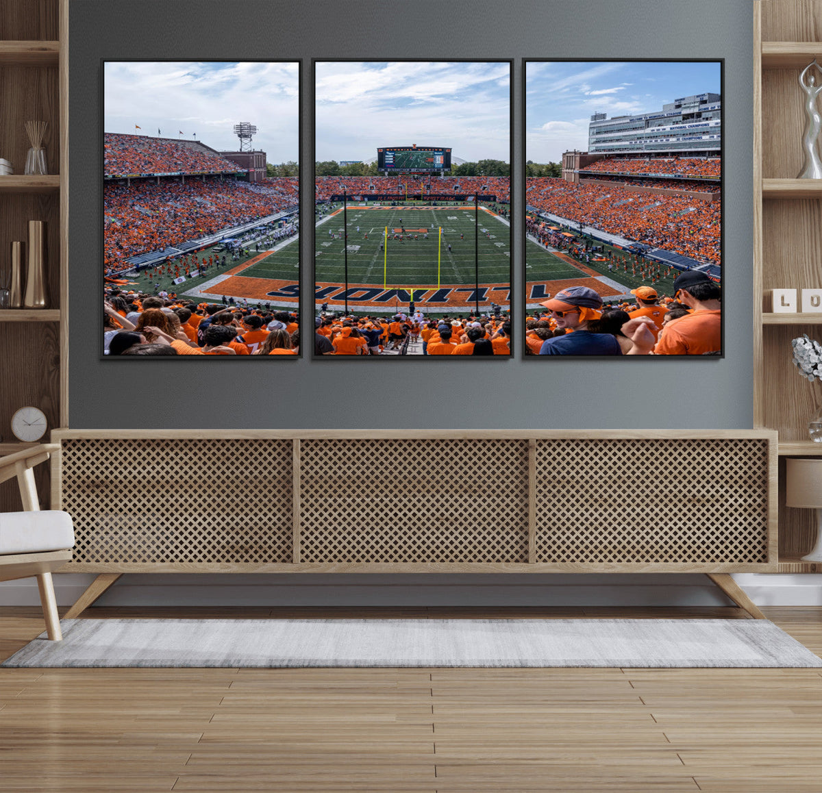 University of Illinois Fighting Illini Football Team Print