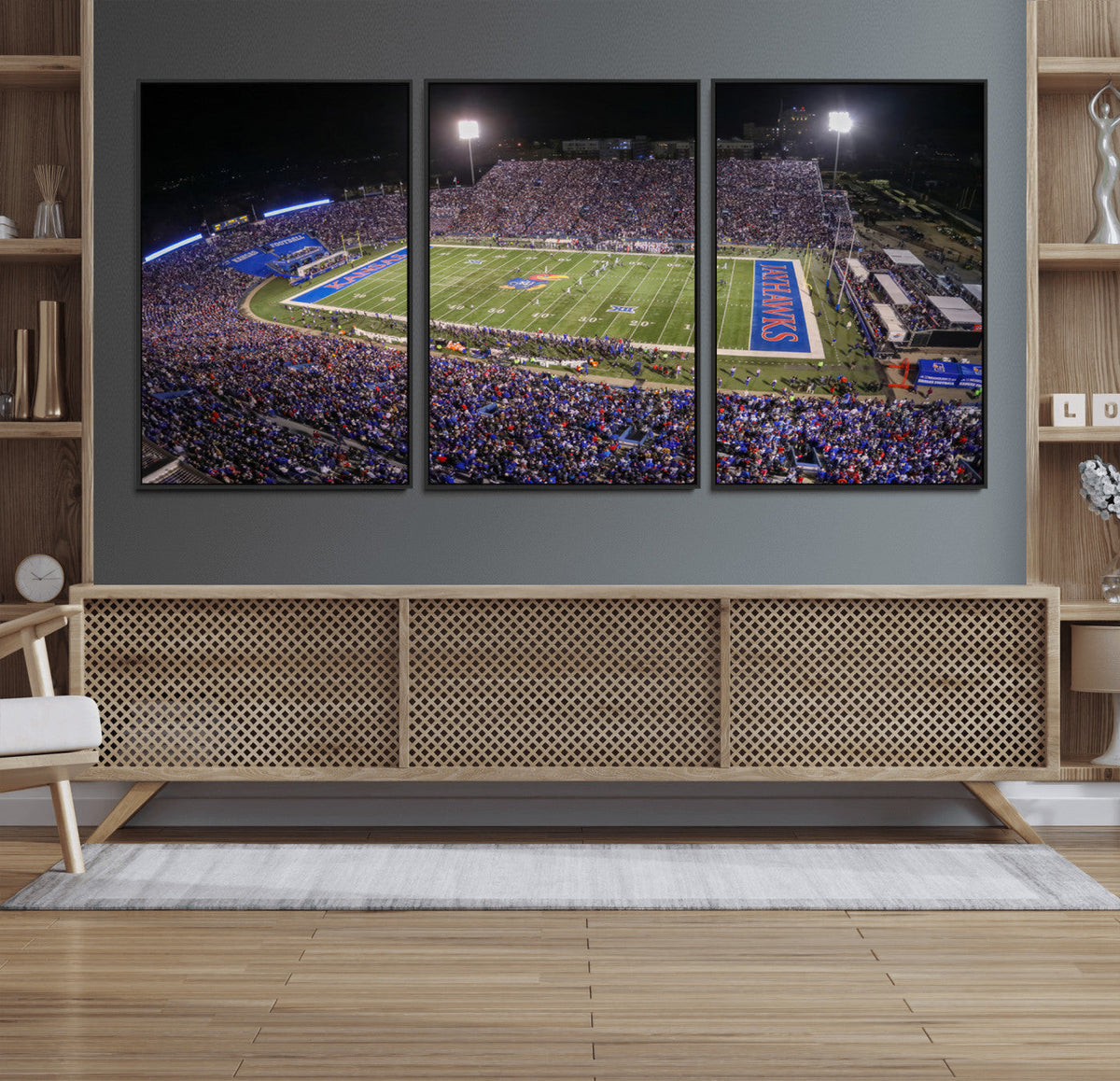 University of Kansas Jayhawks Football Team Print - Lawrence