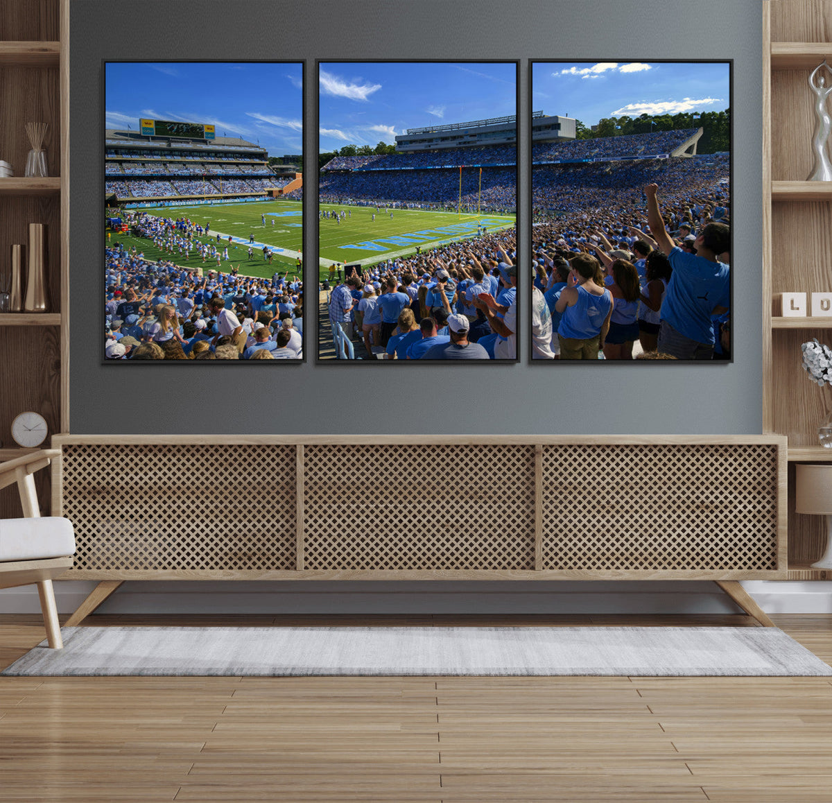 University of North Carolina Tar Heels Team Canvas Print -