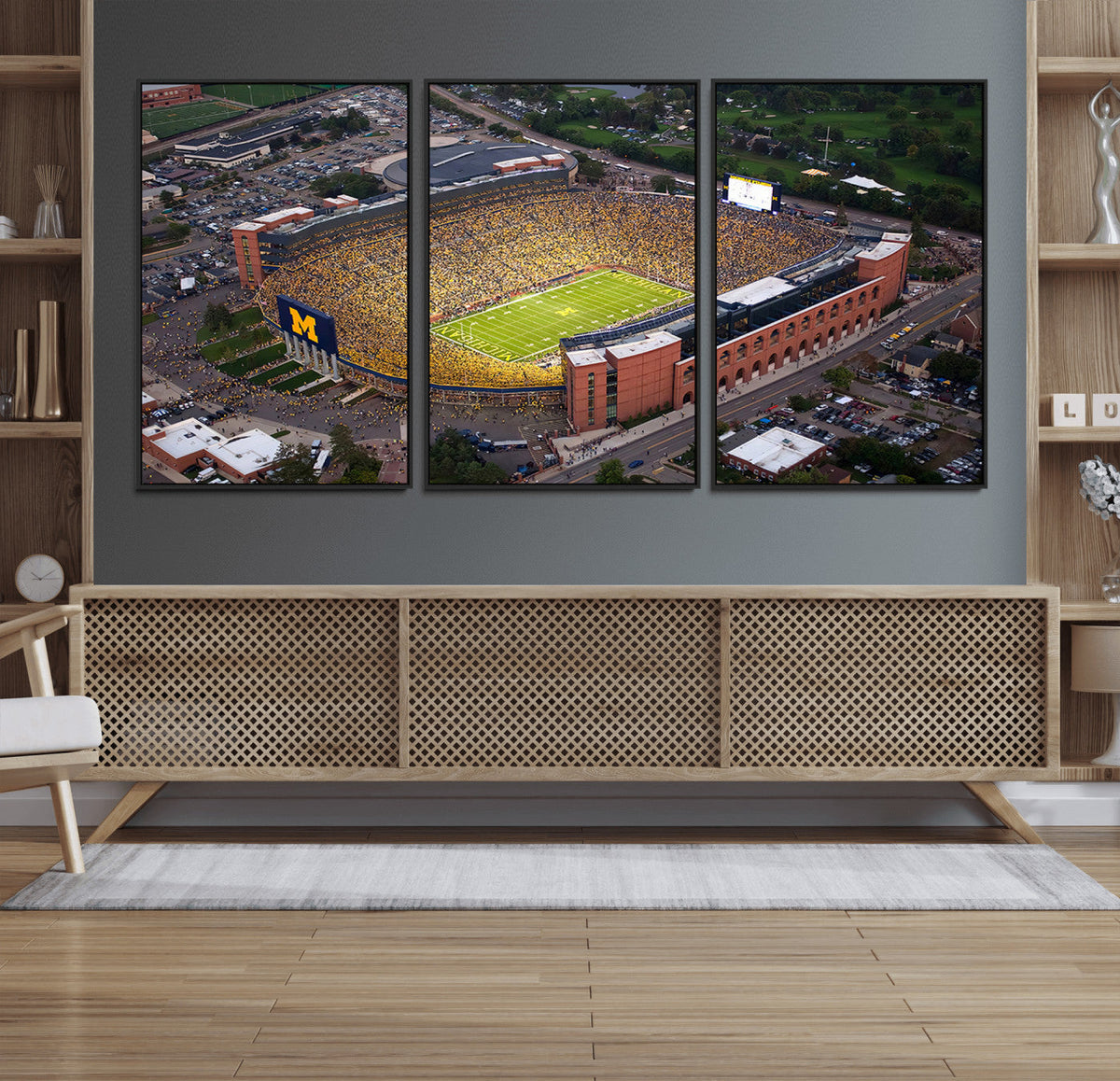 University of Michigan Wolverines Football Team Print - Ann