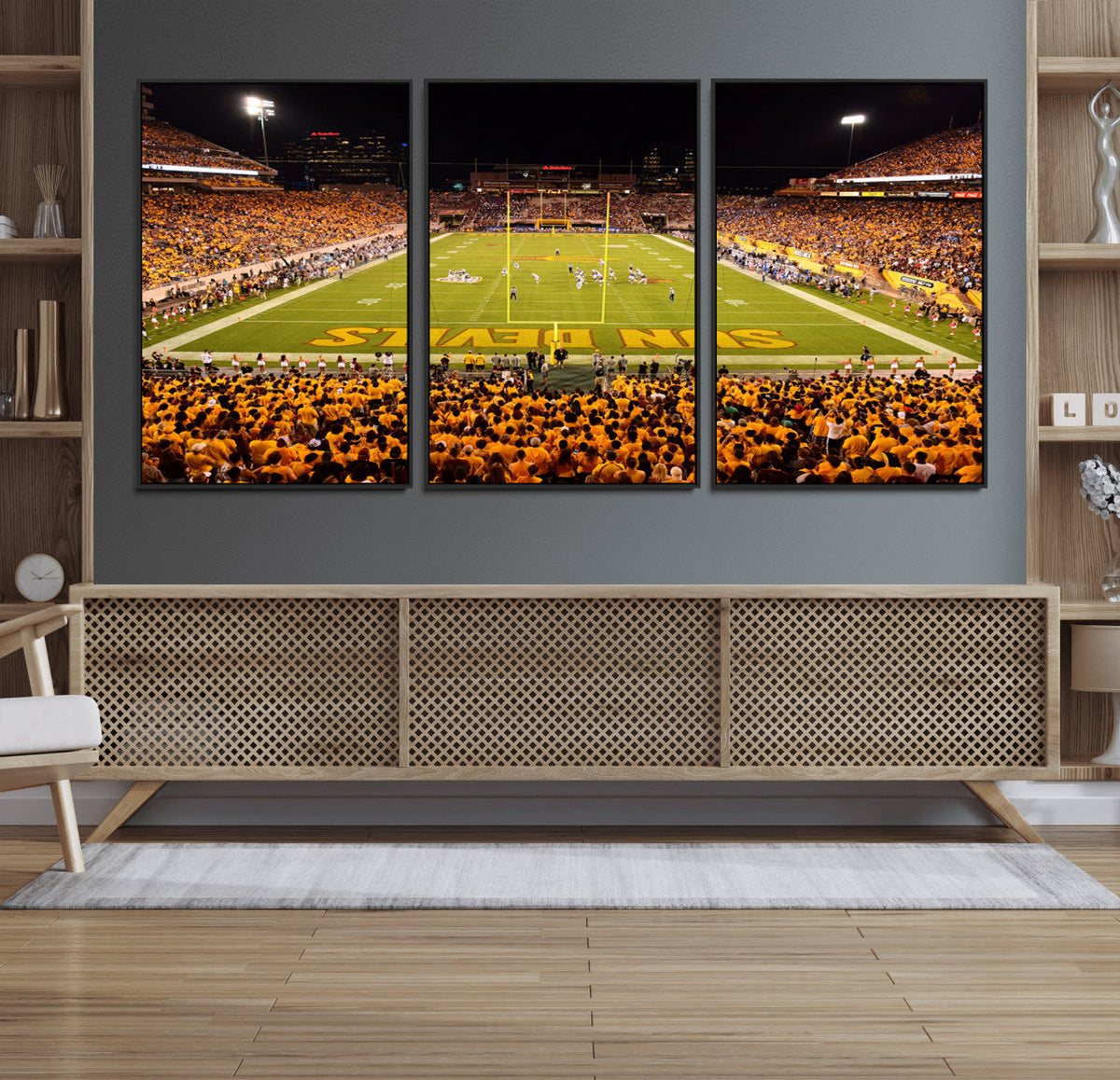 ASU Sun Devils Football Team Print - Phoenix Mountain
