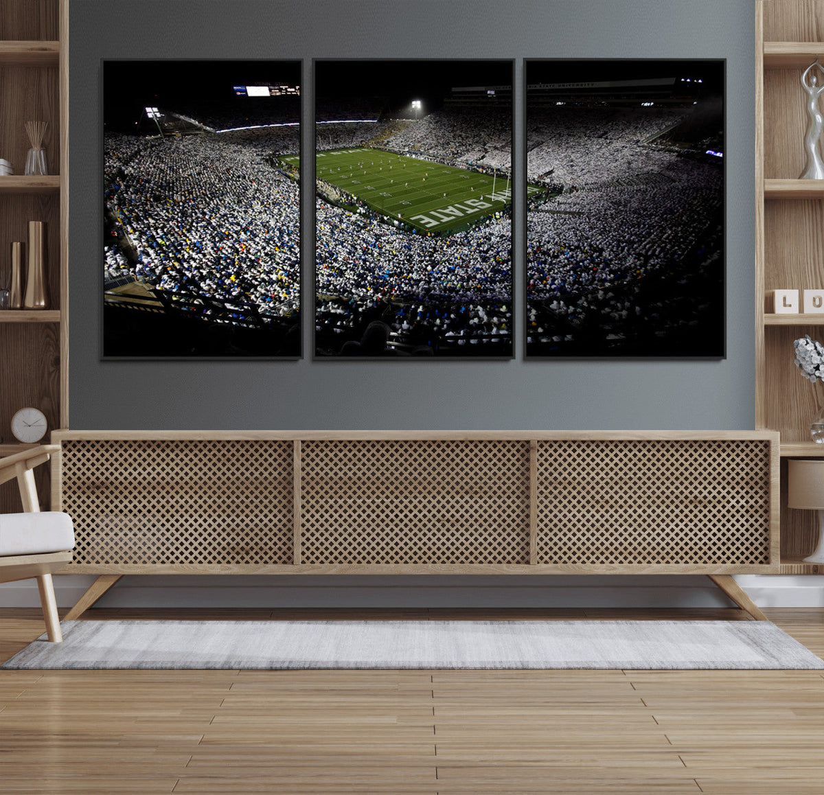Penn State Football Stadium Wall Art - Beaver Stadium Canvas