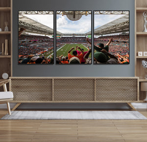 Miami Hurricanes Football Team Wall Art Print - Miami Hard