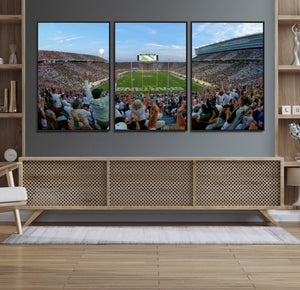 Michigan State Spartans Football Team Art Print - East